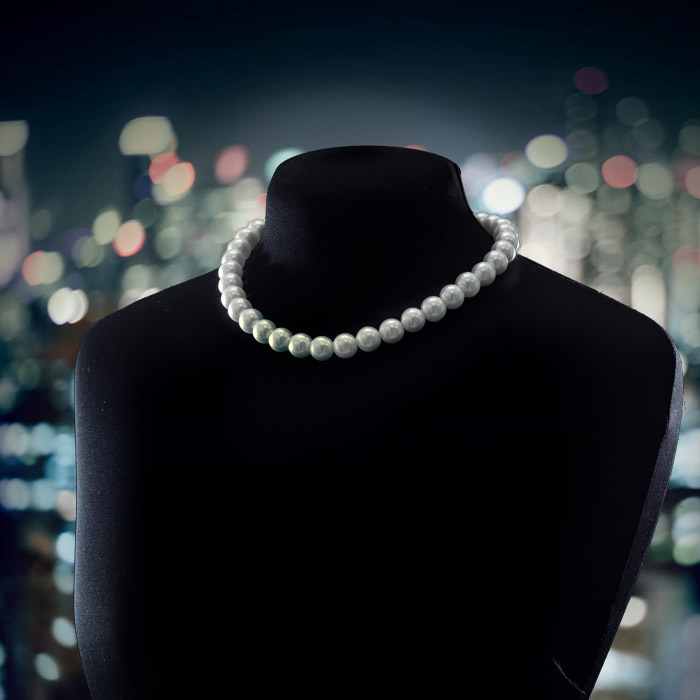 Бусы жемчуг 43 см / 530-16 /уп 12/