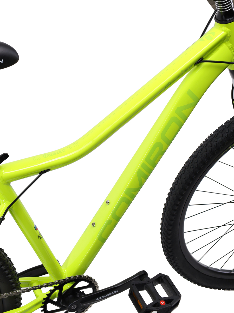 Велосипед 27,5" рама 17" 1х10sp COMIRON DESIRE зелёный лайм