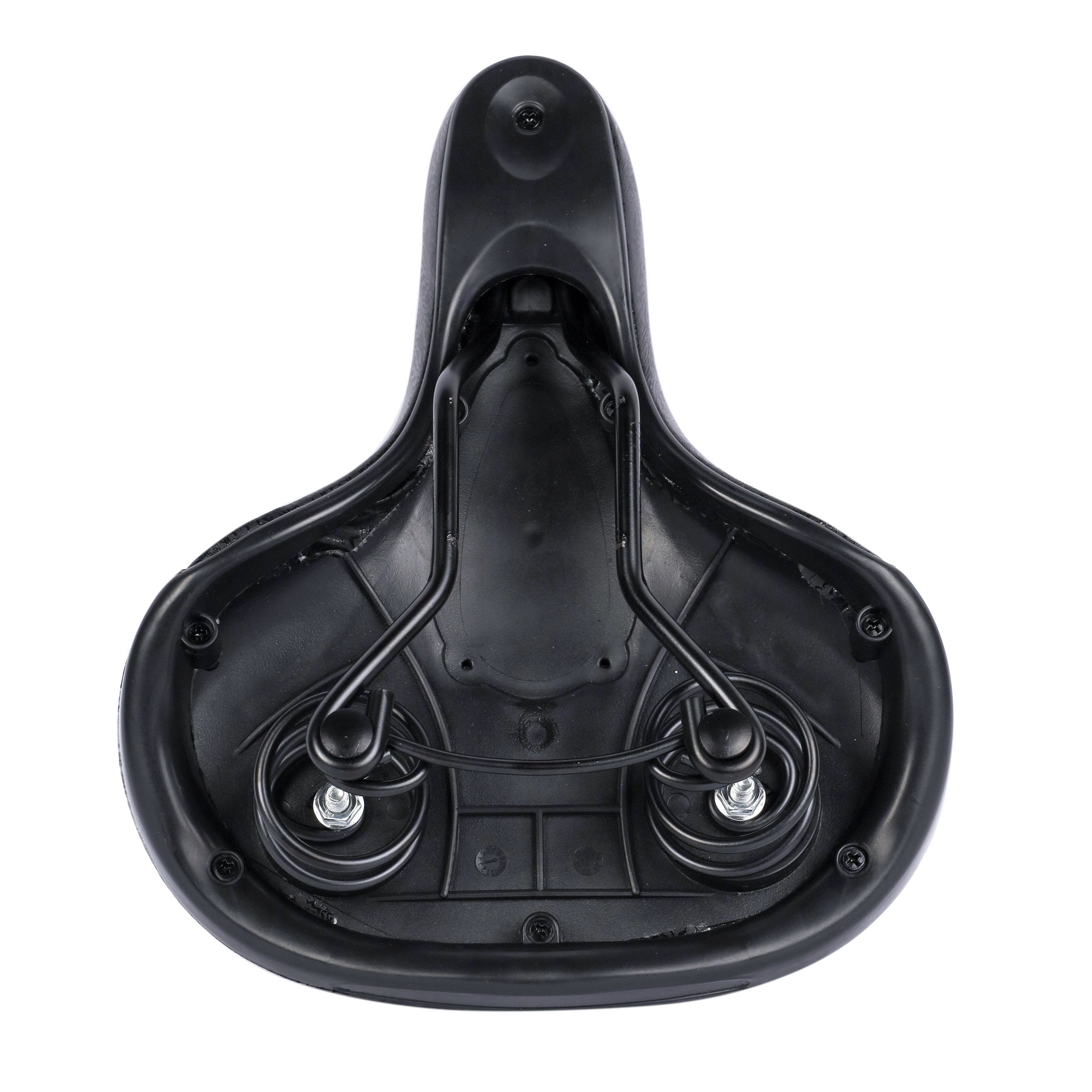 Седло велосипедное комфортное KRYPTON KRPT-153-F530, размер: 255x210 /уп 20/