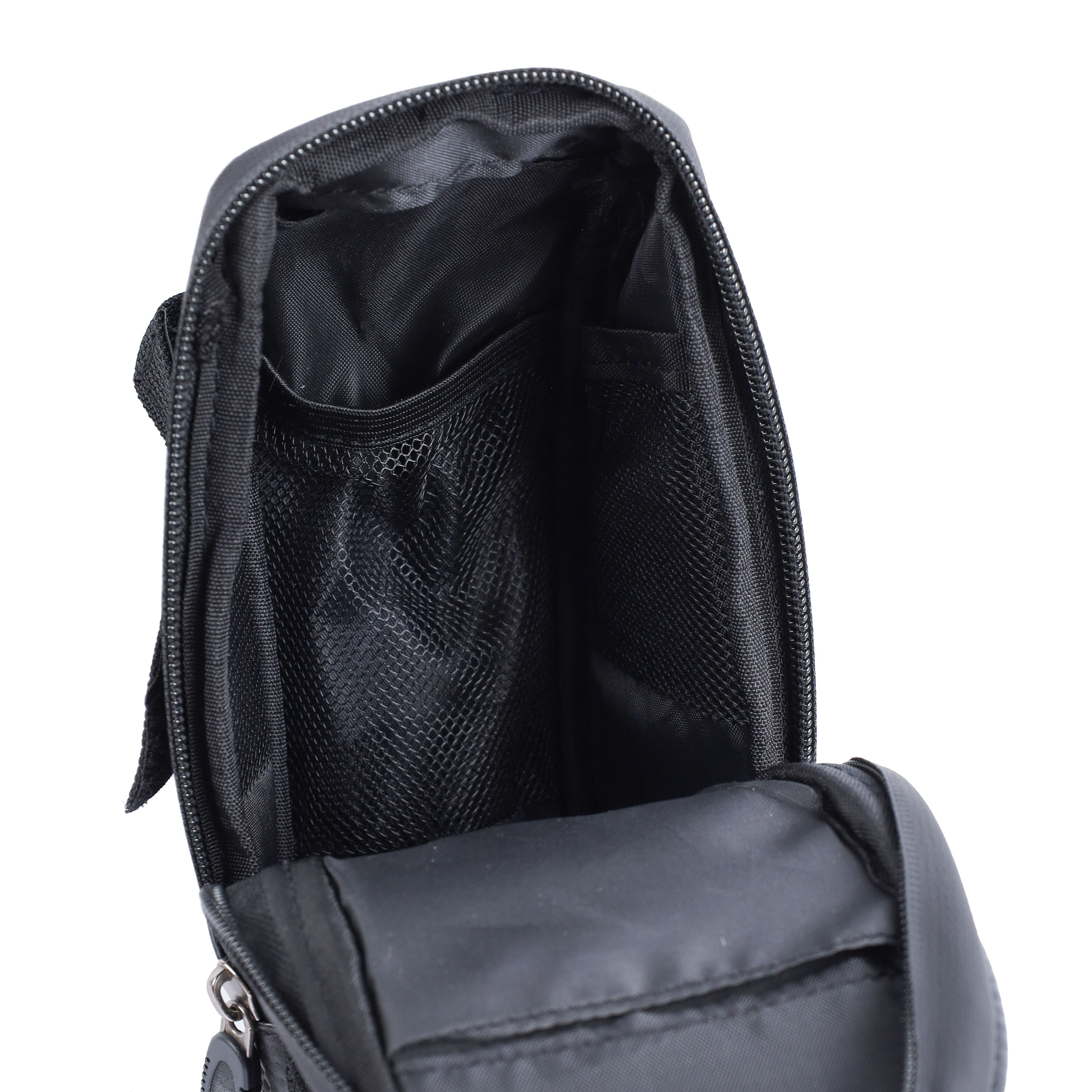 Сумка велосипедная подседельная WOLF BASE, отделение на молнии, дополнительный отсек из сетки под бутылку. 25*9*10см. /уп 50/