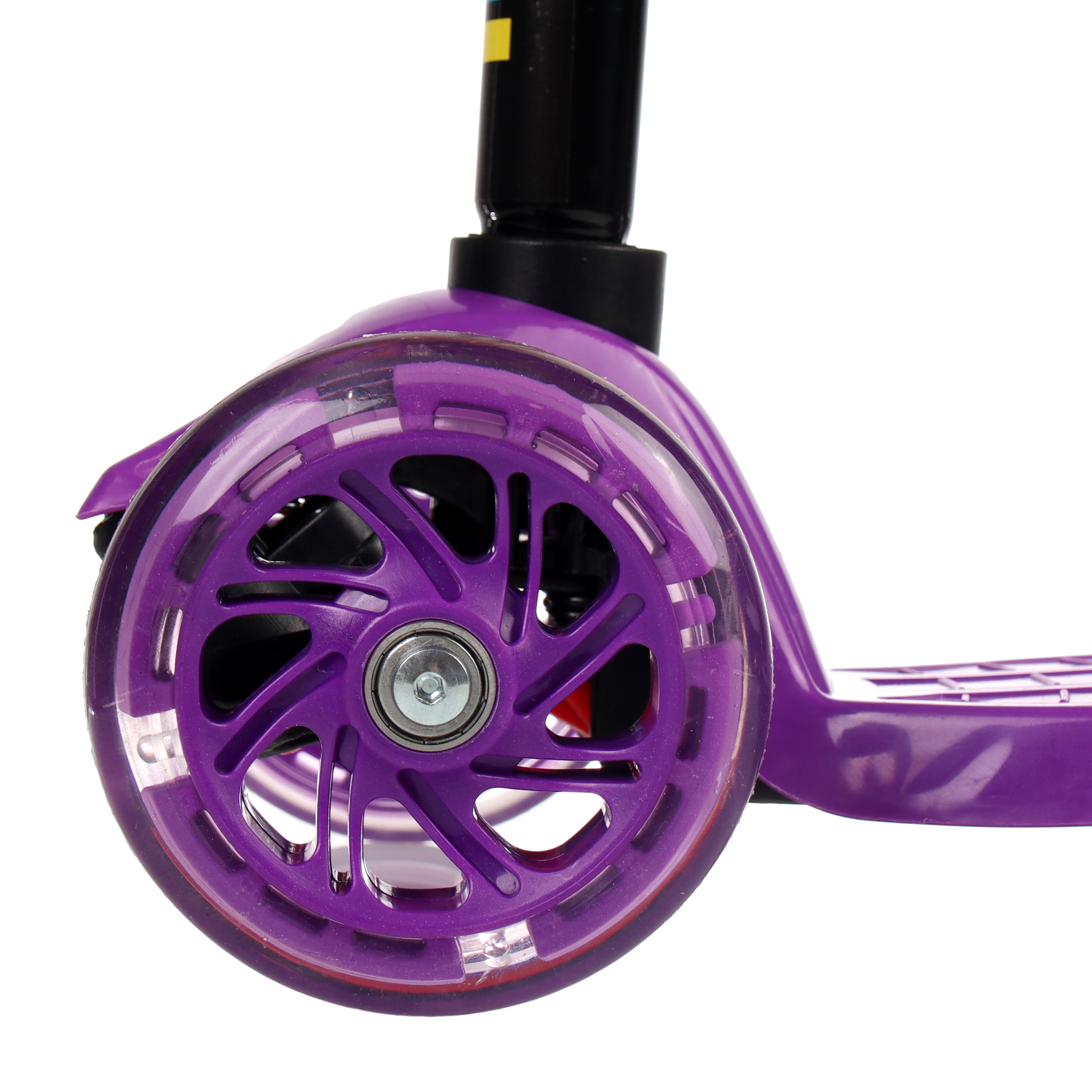 Самокат трехколесный от 3-х лет Yeenot Kids GT4108, до 50кг, вес 2.3кг, свет. колёса PU 116мм ABEC7, фиолетовый, БК/уп10/ АКЦИЯ!