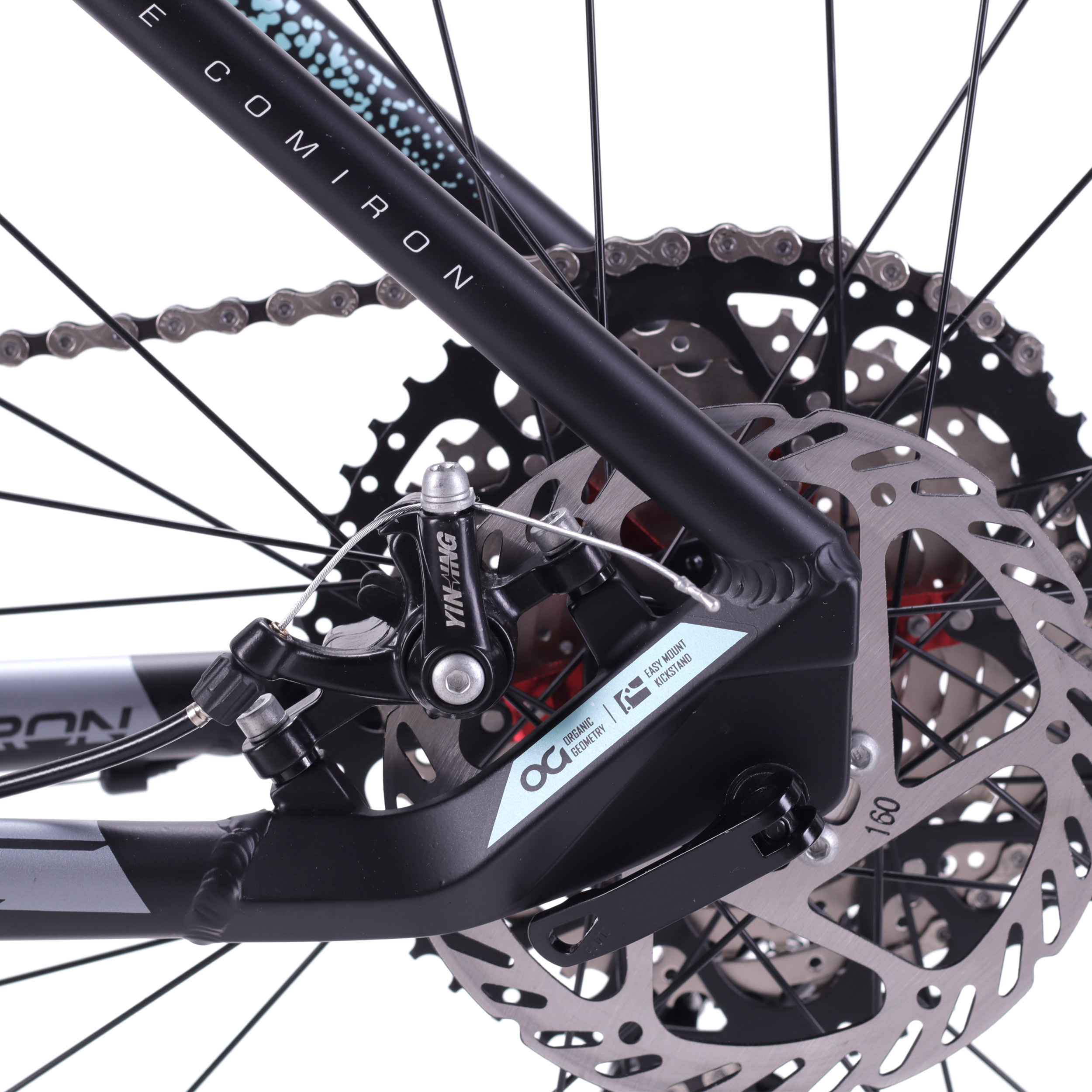 Велосипед горный COMIRON PREDATOR 2.0 (ХИЩНИК)  27.5"*19", 1*11sp цвет: чёрный MRCDS F1