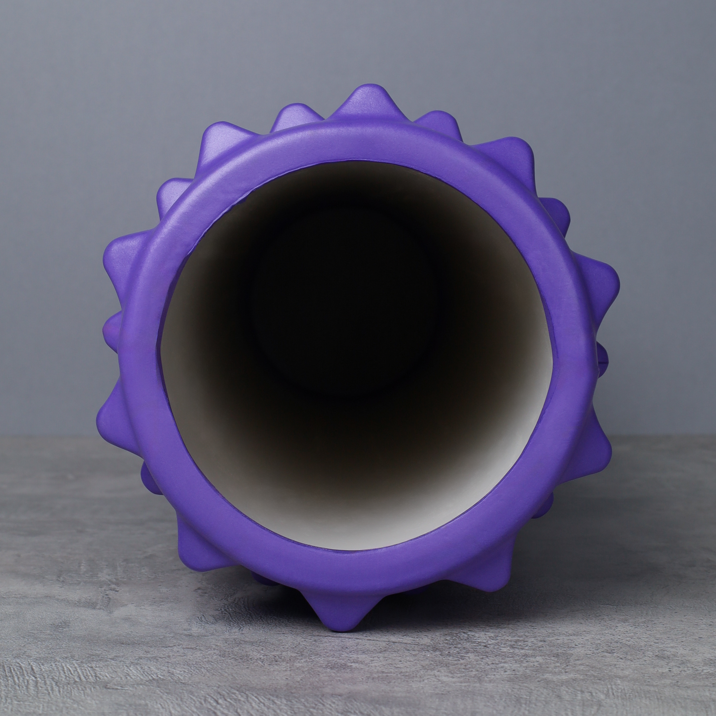 Ролик массажный спортивный Woohooo SHARP 45x14/ фиолетовый/уп10