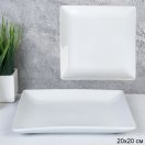 Тарелка квадратная 20 см / TF-185 /уп 13/