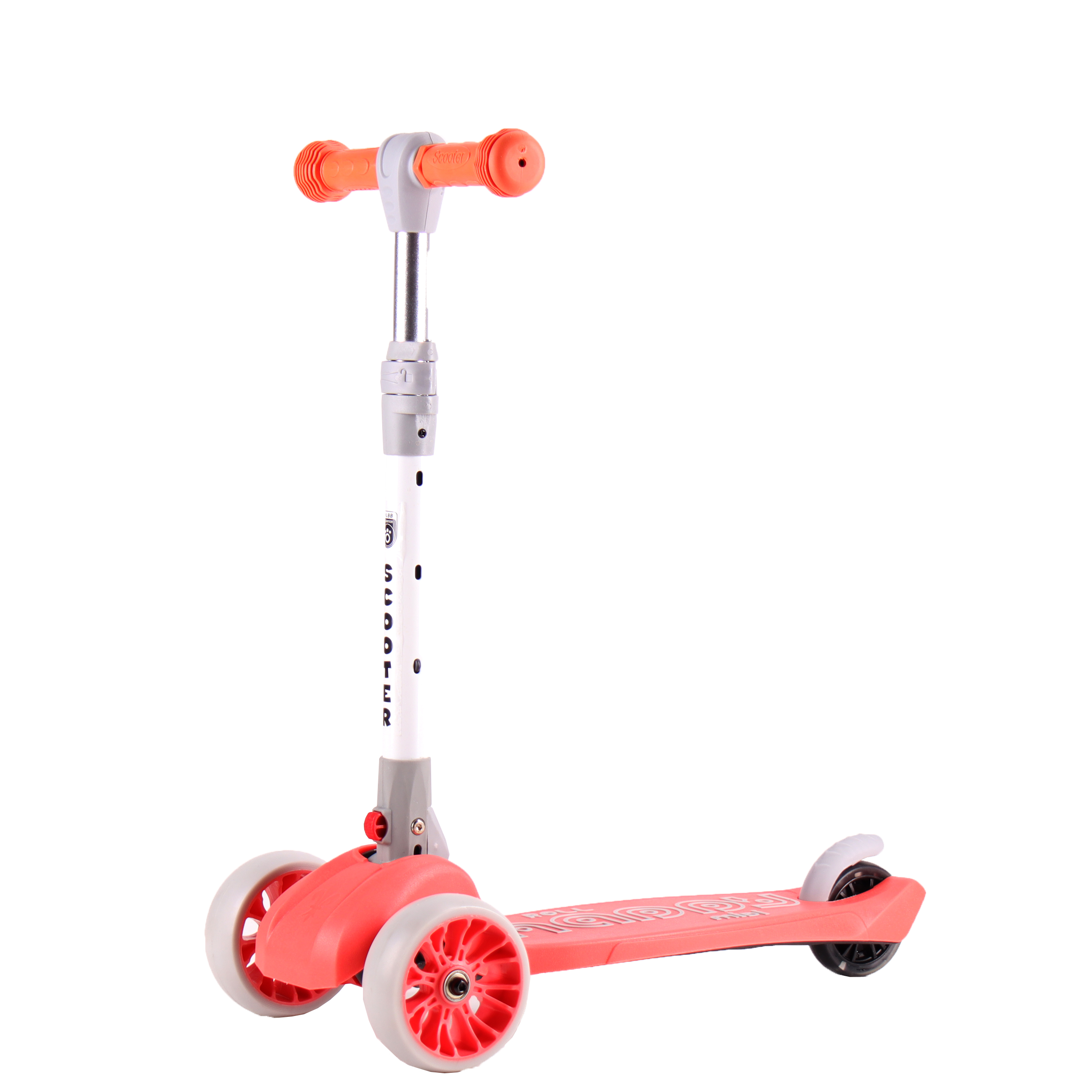 Самокат 3-х колесный / GT817-2 /уп 6/ розовый