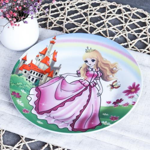 Тарелка 180 мм / C882# /уп 72/ Принцесса
