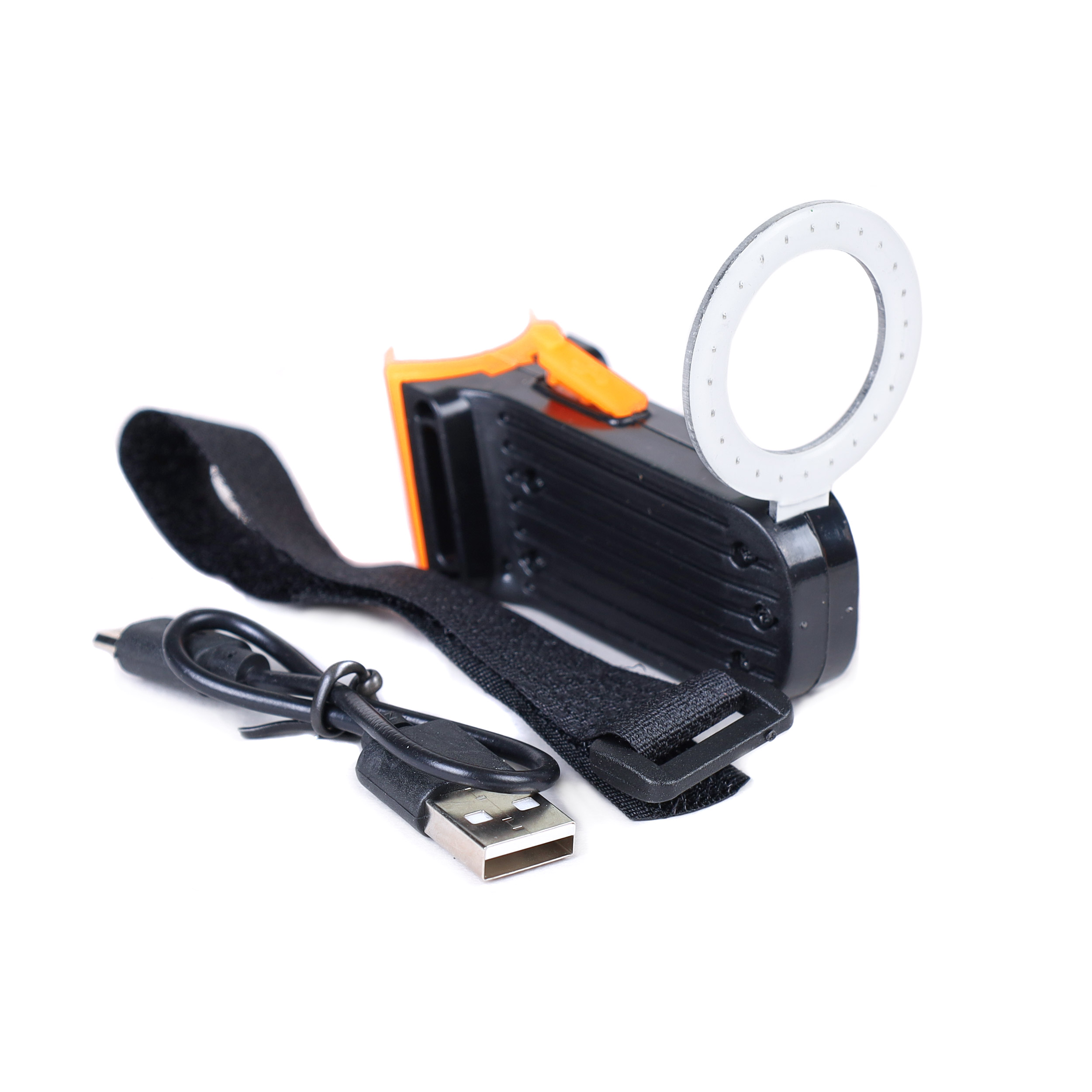 Фонарь задний COMIRON "RING" суперлегкий; свет LED; аккум 250mAh; влагозащита IP64. /уп 100/
