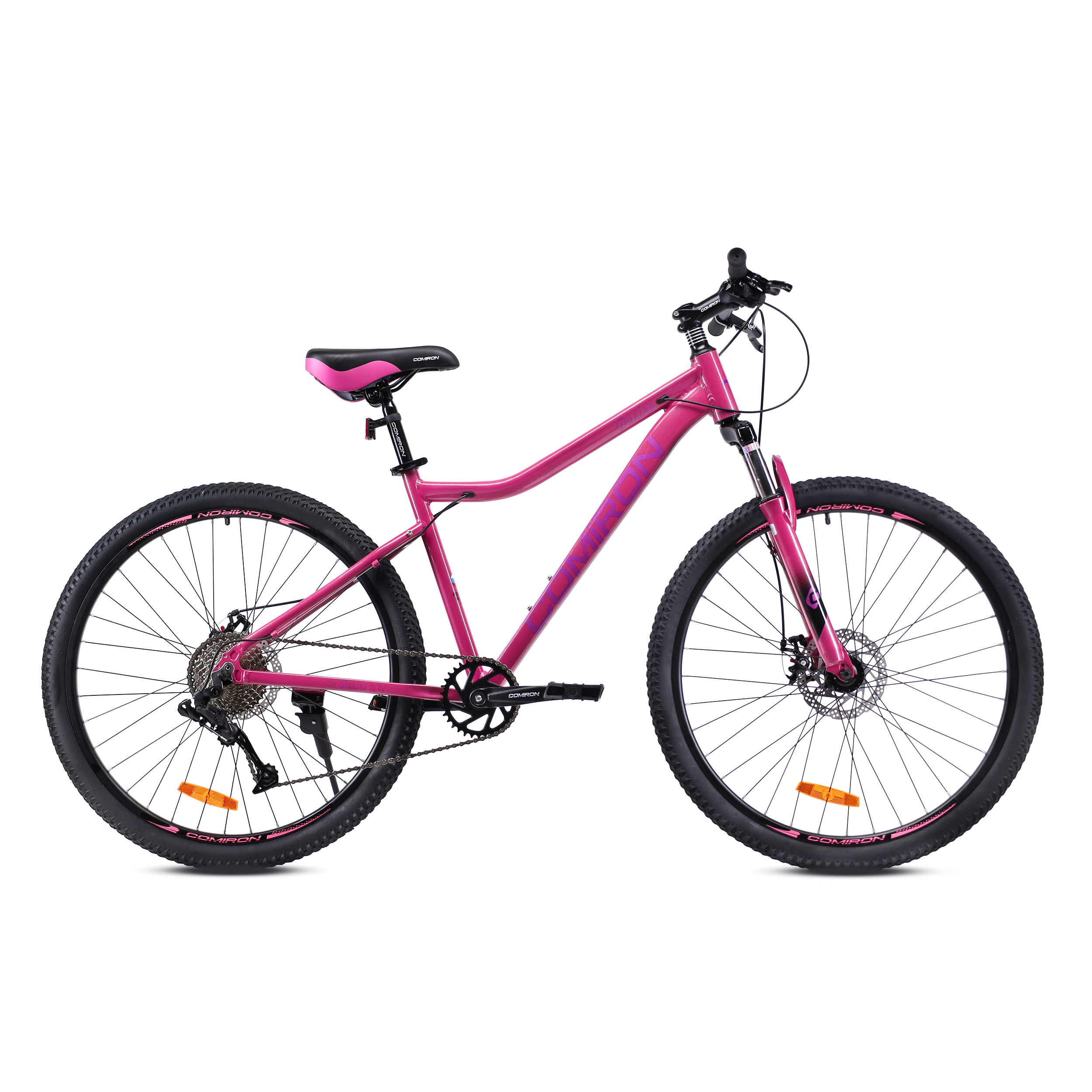 Велосипед 27,5" рама 17" 1x10sp COMIRON DESIRE розовый