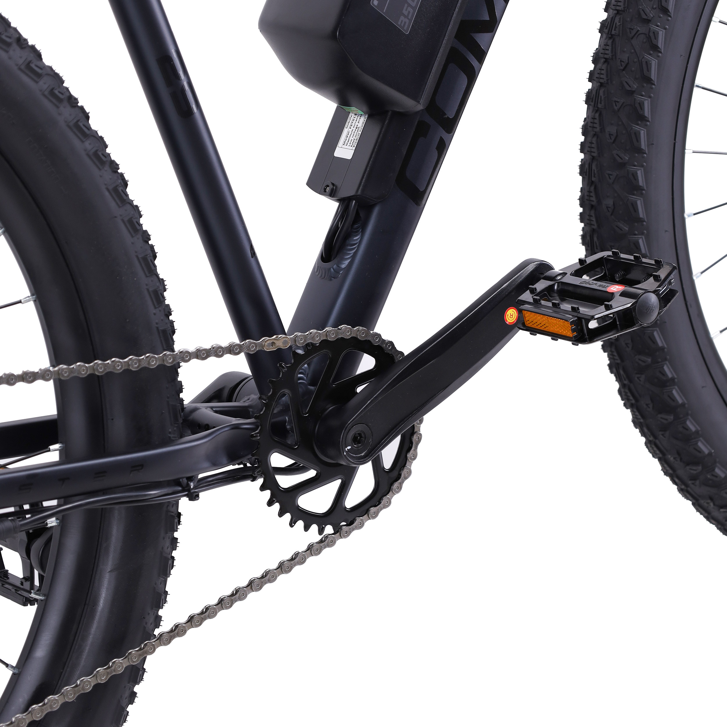 Электровелосипед 29"x3.0 рама 19" COMIRON BeFASTER 10SP SHIMANO, MT200, 11-42T, 350W 36V/20AH чёрный