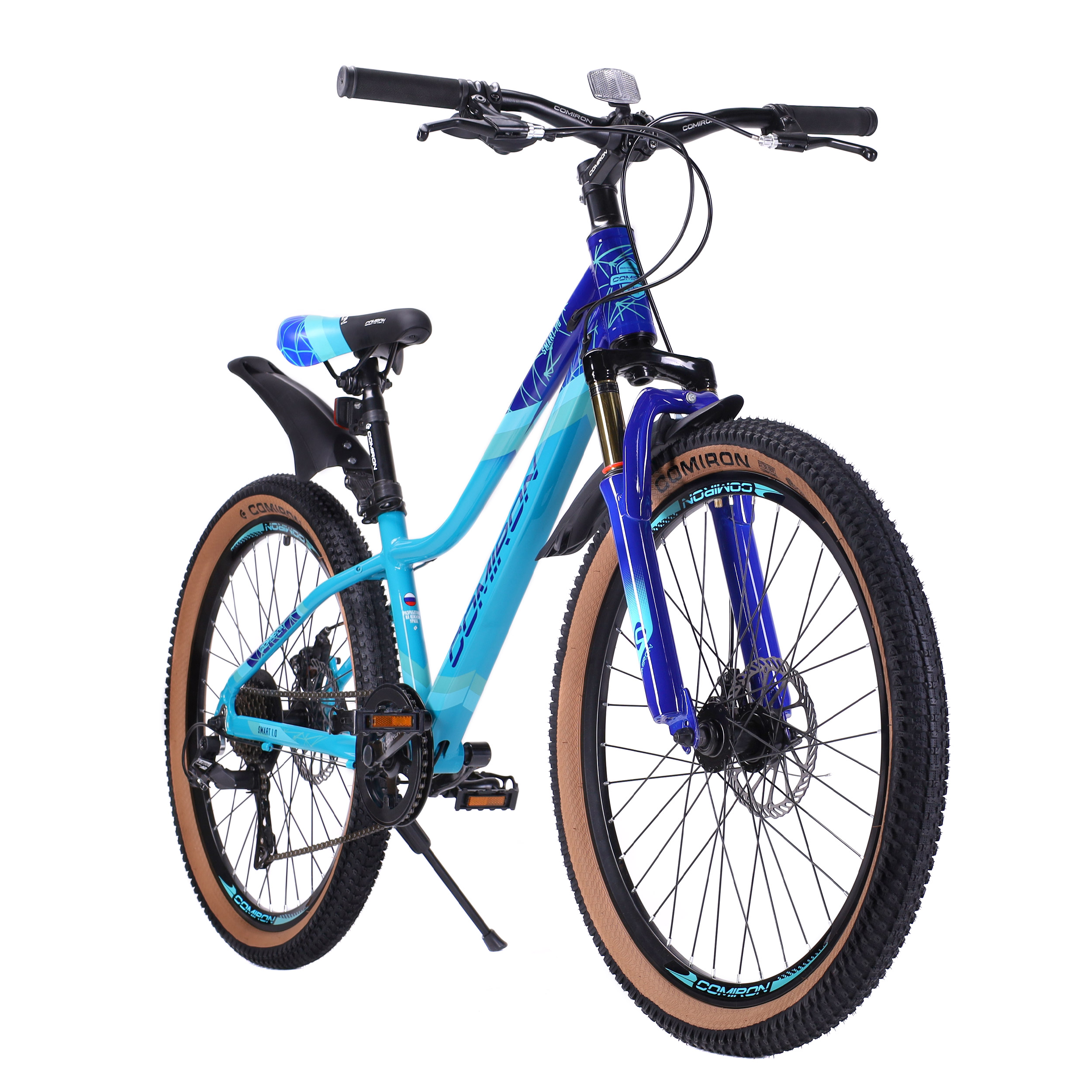 Велосипед 24" рама 12" 7sp COMIRON SMART синий