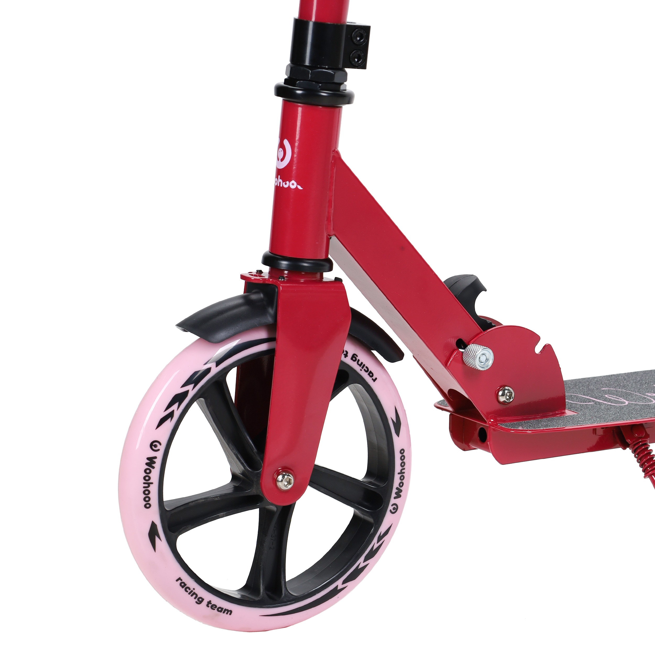 Самокат 2-х колесный Woohooo Vibex / колеса 200мм / Pink Flower / уп 4