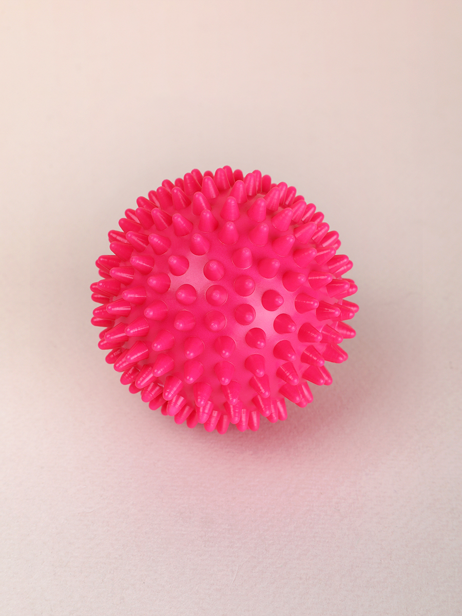 Мячик массажный Woohooo Spiny / 6,8см / розовый/ уп 100