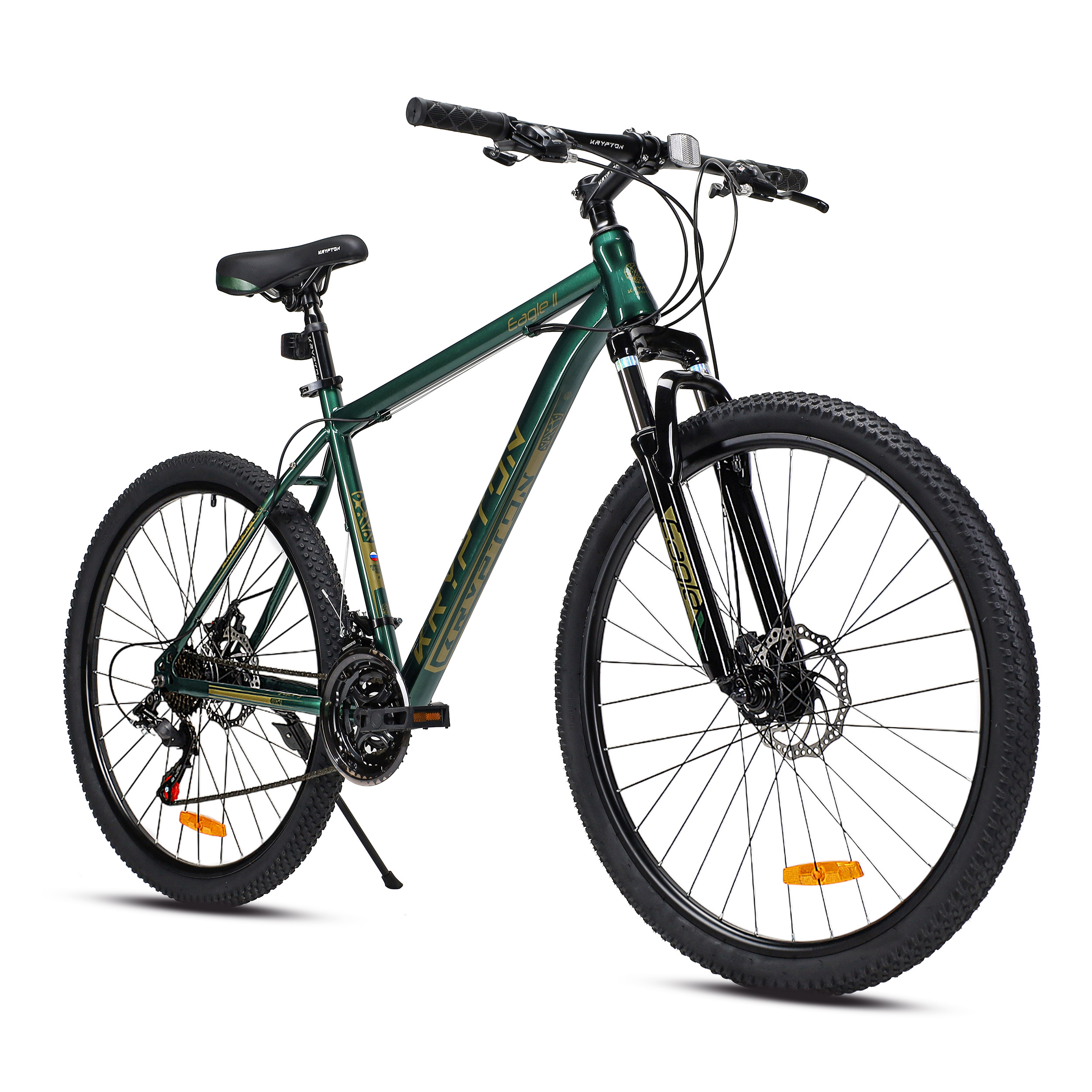 Велосипед 27.5" рама 19" 21sp KRYPTON EAGLE II зелёный тёмный evergreen
