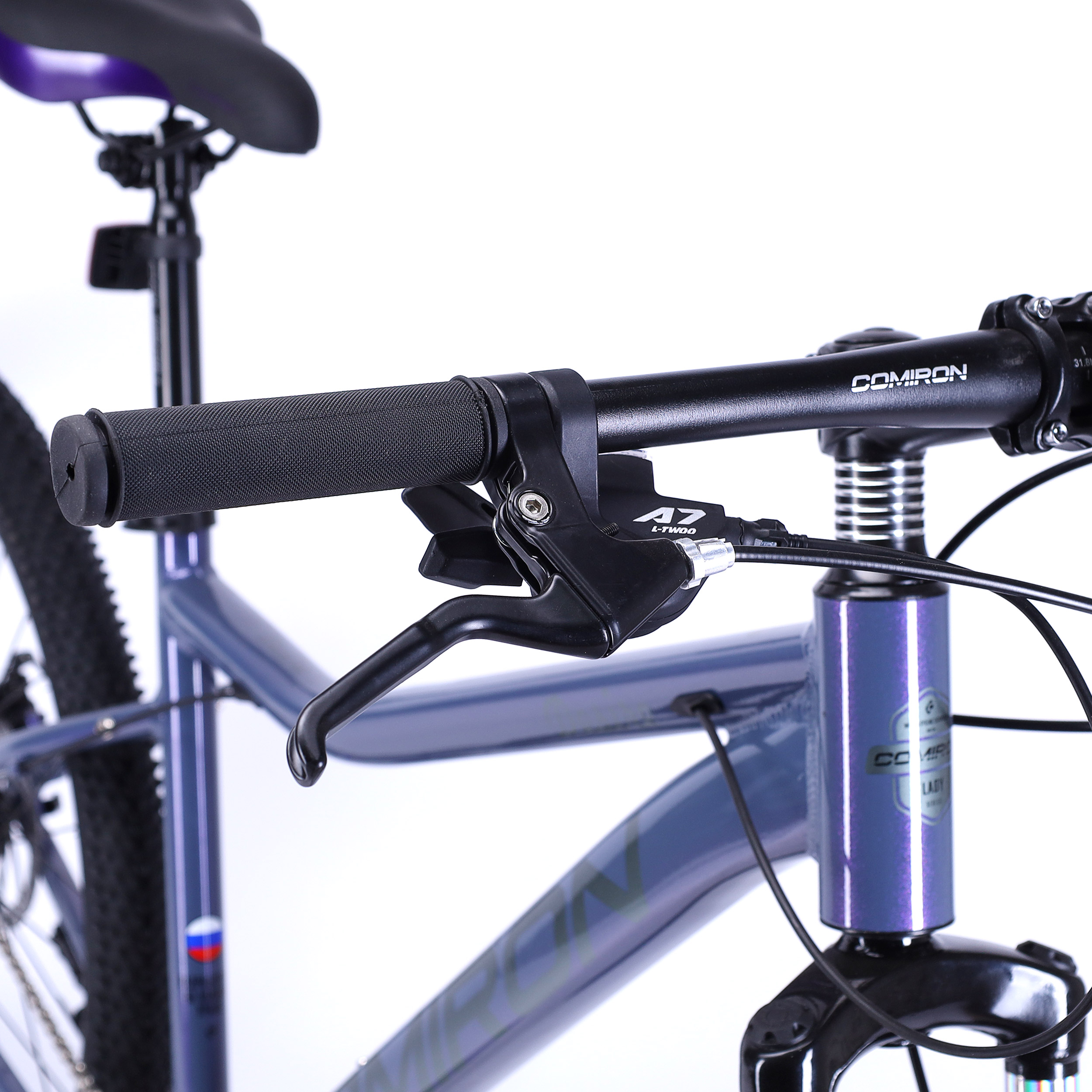 Велосипед 27,5" рама 17" 1х10sp COMIRON DESIRE фиолетовый