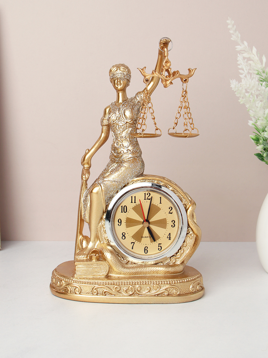 Часы статуэтка Фемида 19 см / QMH219544-25 /уп 24/
