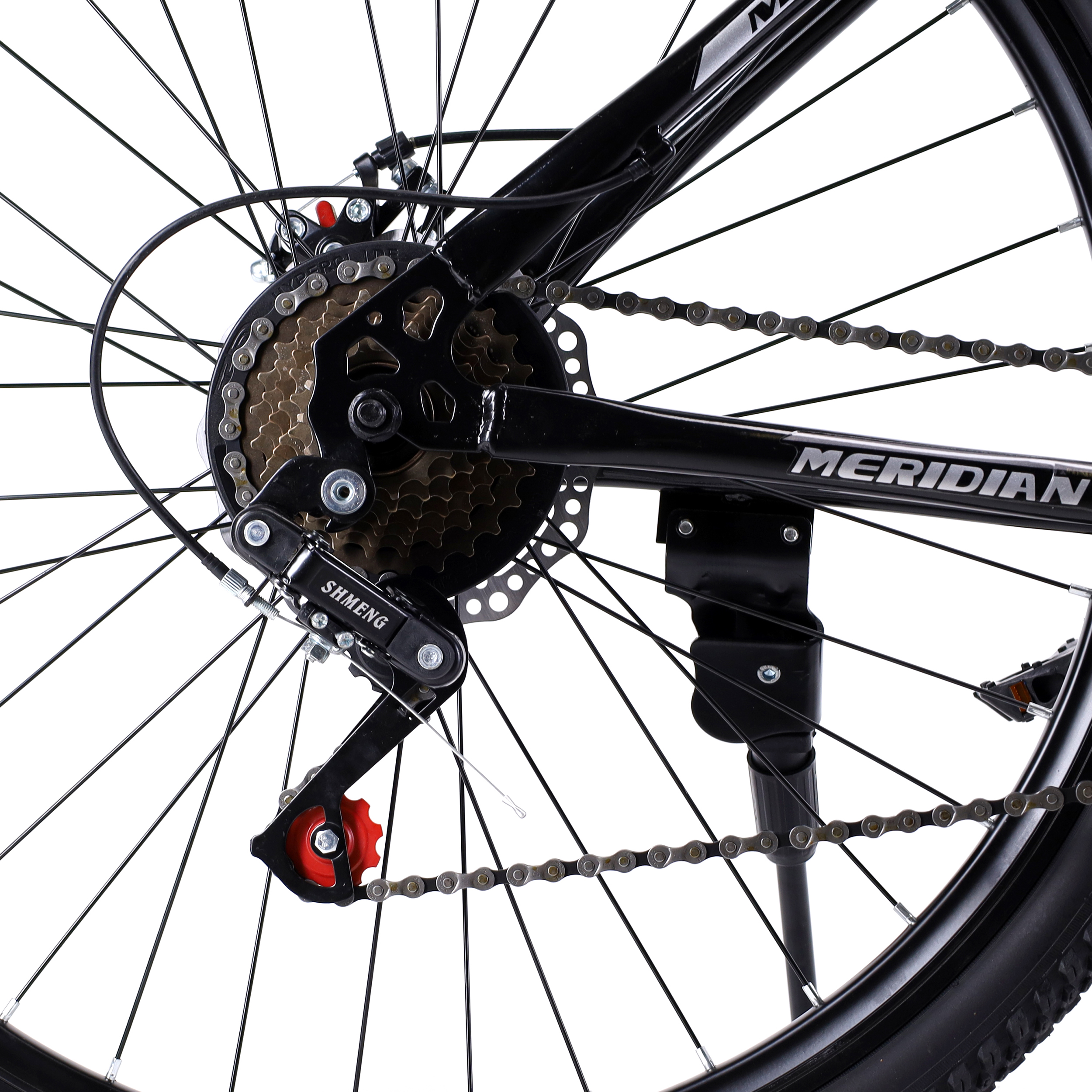 Велосипед горный MERIDIAN MOUNTAIN I 26-17" 21S DISC BRAKE цвет: чёрный-серый
