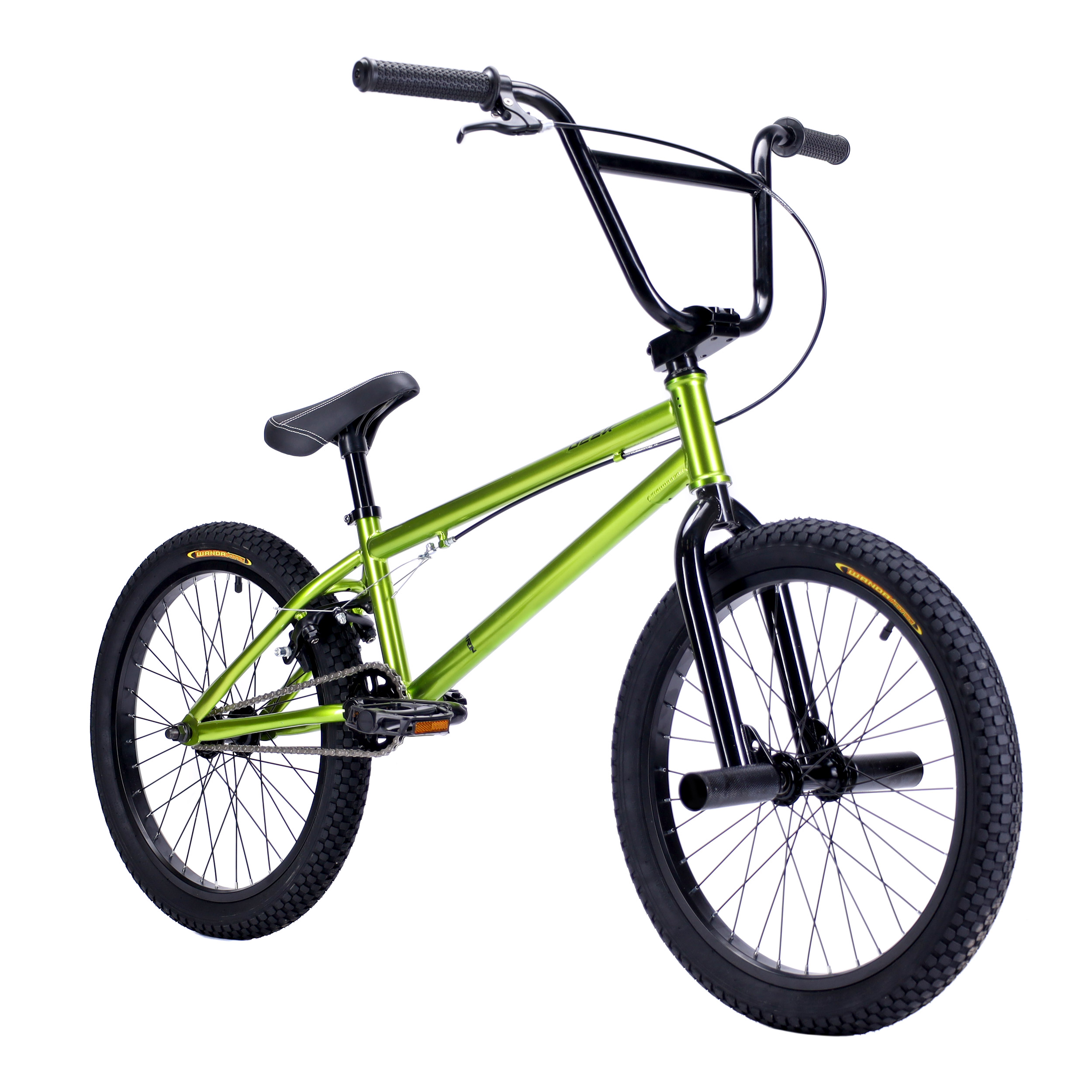 Велосипед BMX 20" COMIRON GEEK, Рама 20.5" green-yellow metallic