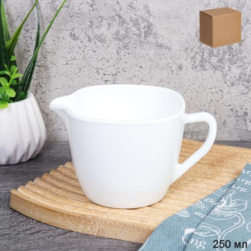 Молочник- сливочник 250 мл белый/ FNZ-190 /уп 6/48/ 