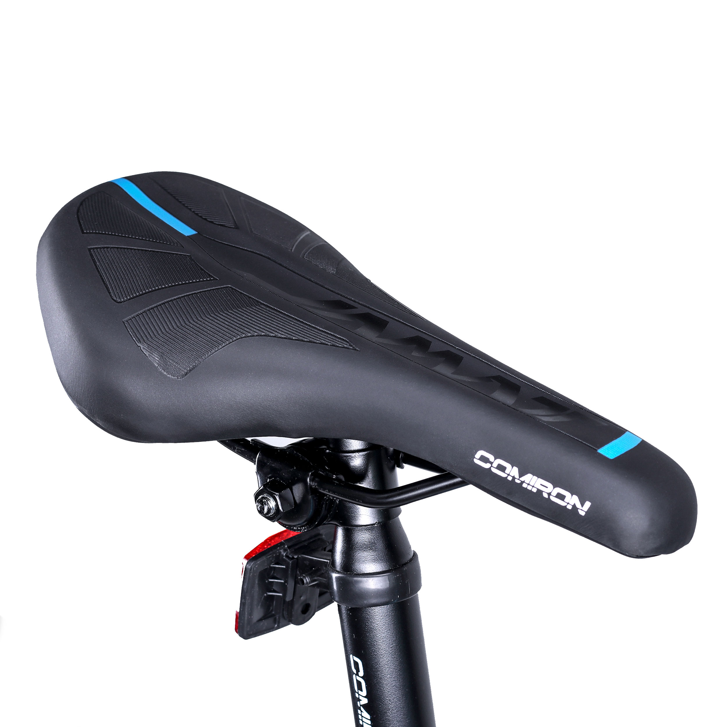 Велосипед 27,5" рама 17" 21sp CF770 BC COMIRON DESIRE голубой кристальный красный коралловый перламутр