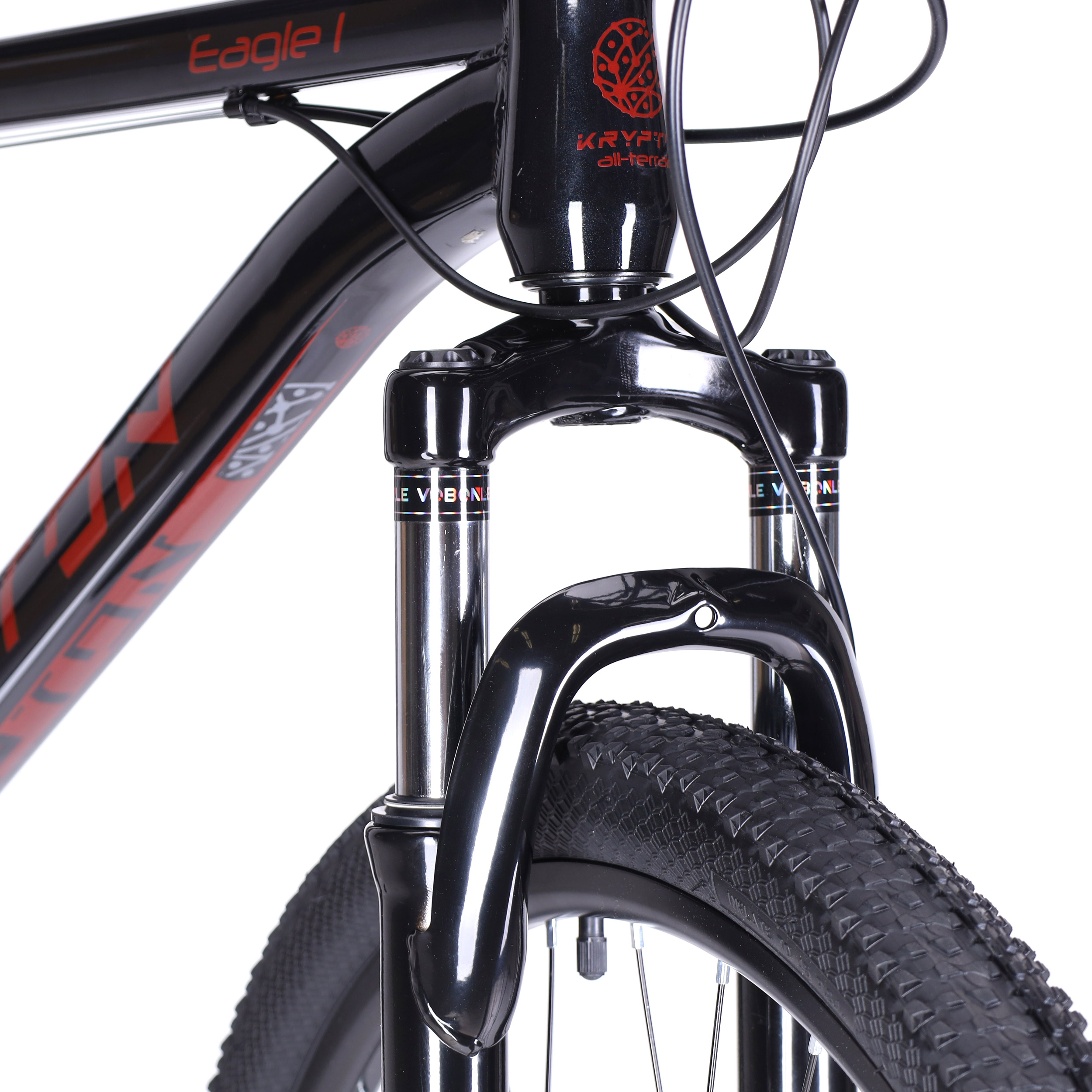 Велосипед 26" рама 17" 21sp KRYPTON EAGLE I чёрный dark fire red