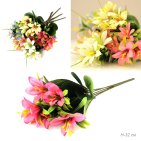 Цветок искусственный РОЗОВЫЙ 32 см / ZJ3152 /уп 2/800/ 708266     