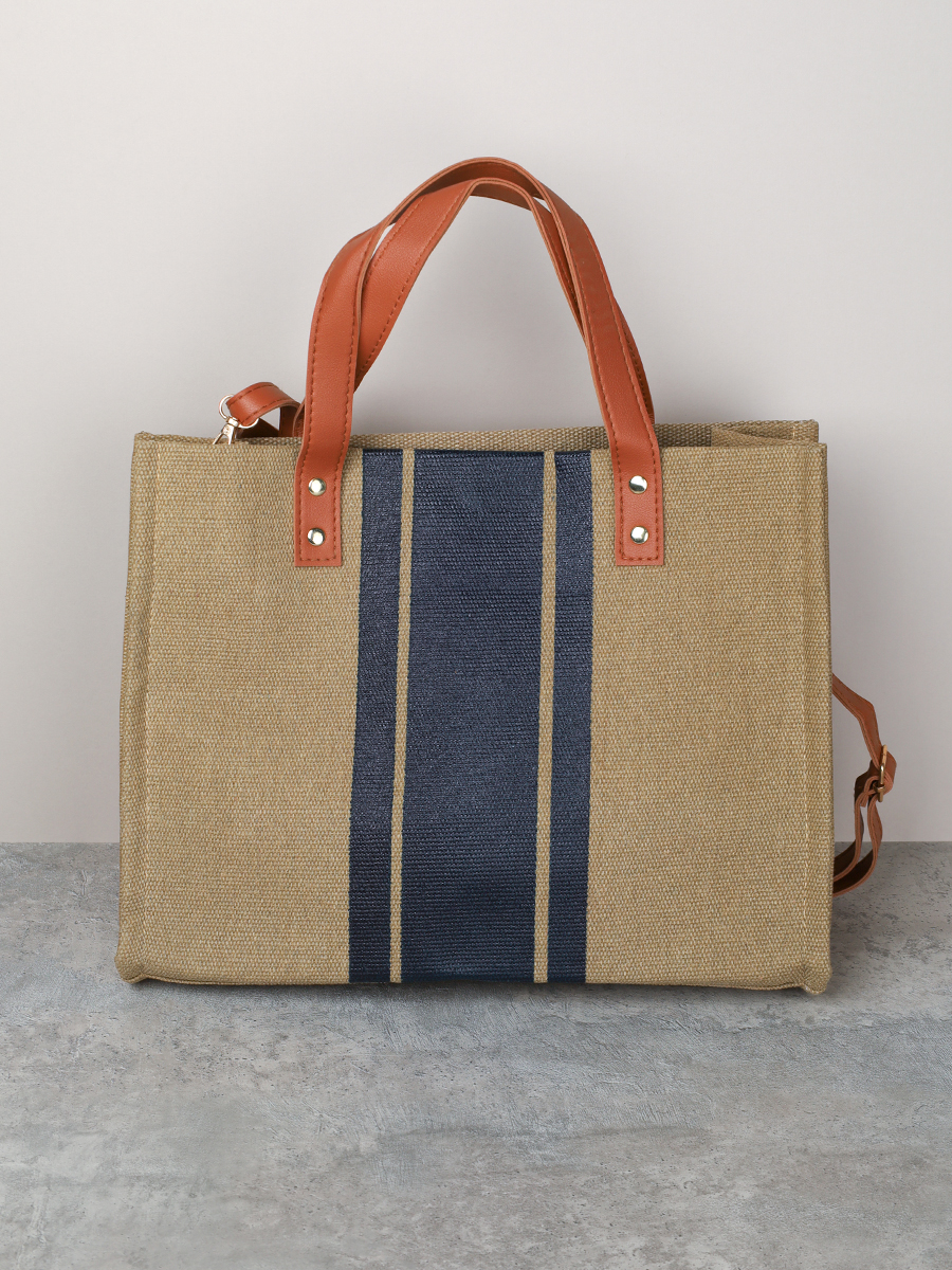 Сумка 33x13x25 / FX-2024/1 /уп 10/50/синяя полоса молния