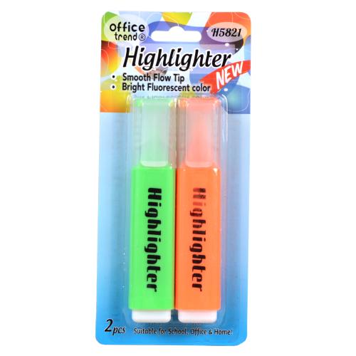 Текстовыделитель набор 2 штуки / H5821 /уп 120/480/