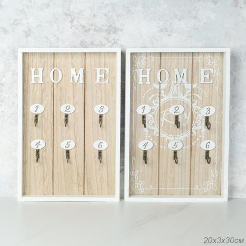 Ключница открытая на 6 ключей 20х30 см / GVT-902 /уп 48/