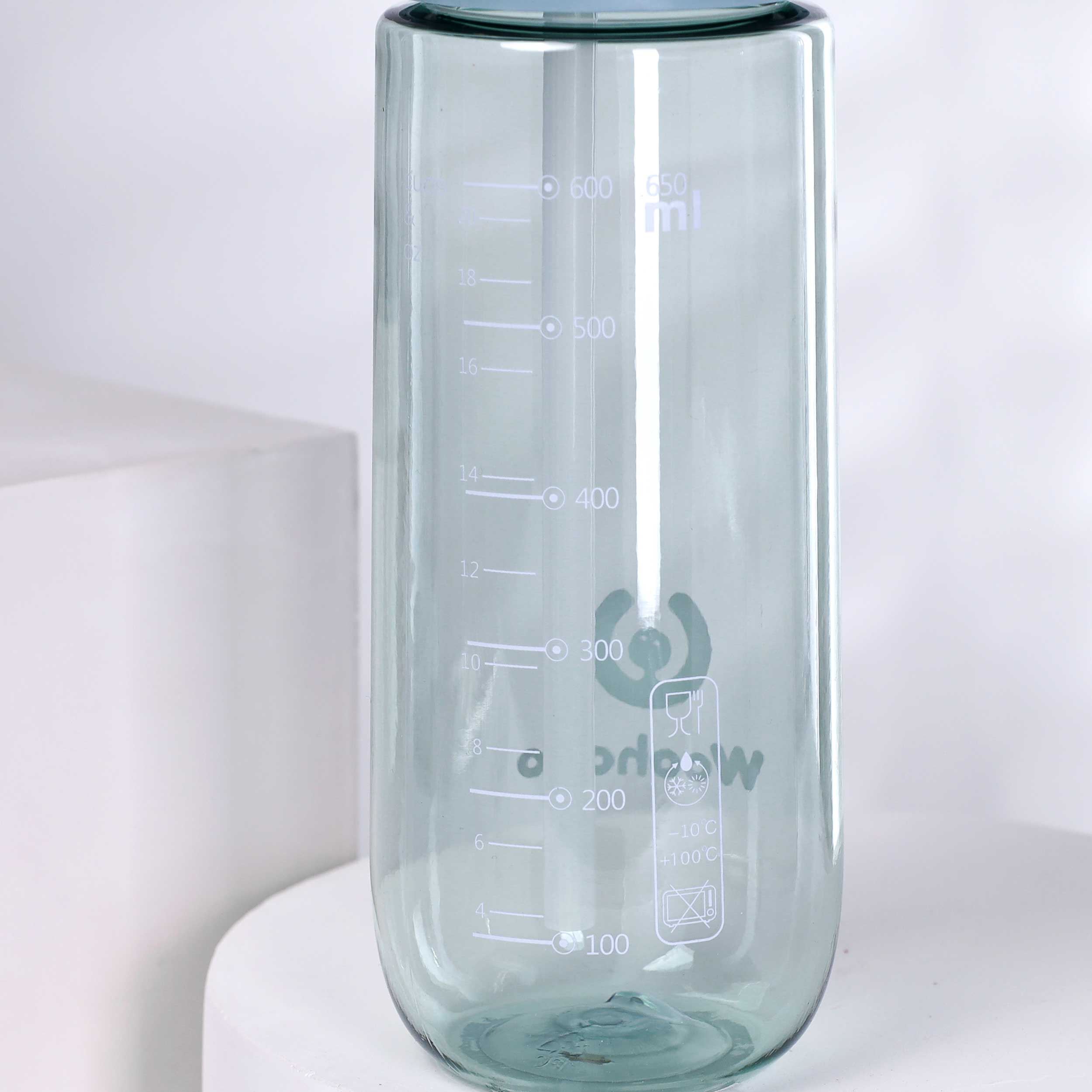 Бутылка для воды  650 ml  Вуухууу-Woohooo / Пищевой PP / уп 80 / Бирюзовый / АКЦИЯ