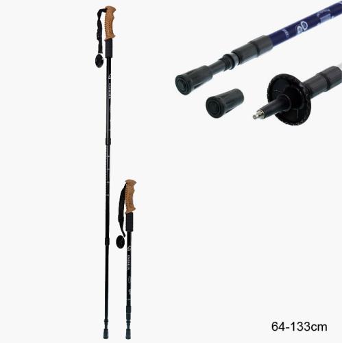 Палки для скандинавской ходьбы / C-102 /уп 5/30/черные