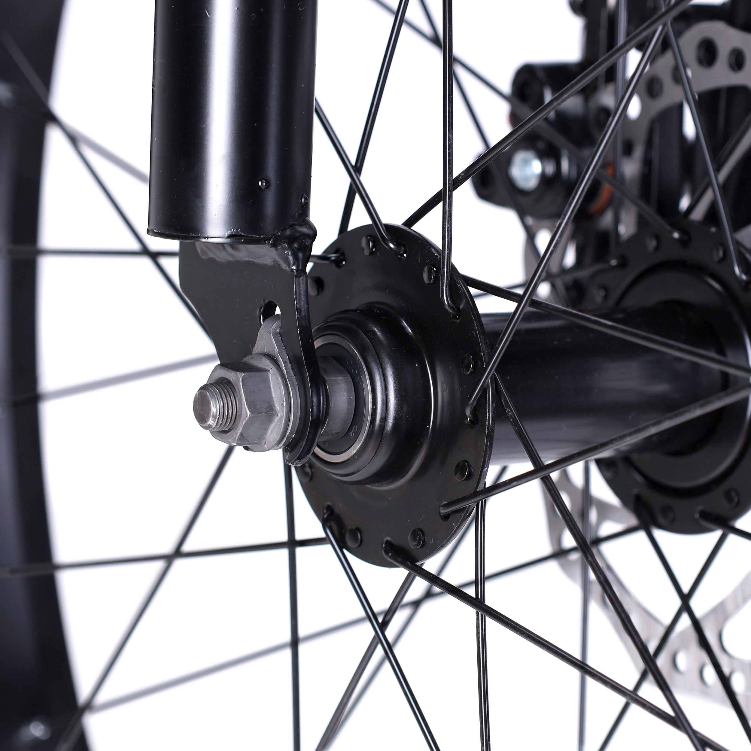 Велосипед фэт-байк 26"x4" рама 19" COMIRON CHUBBY, 1*10sp L-TWOO, 34T, CASSETE 11-42T, HARD FORK, чёрный неоновый mercedes