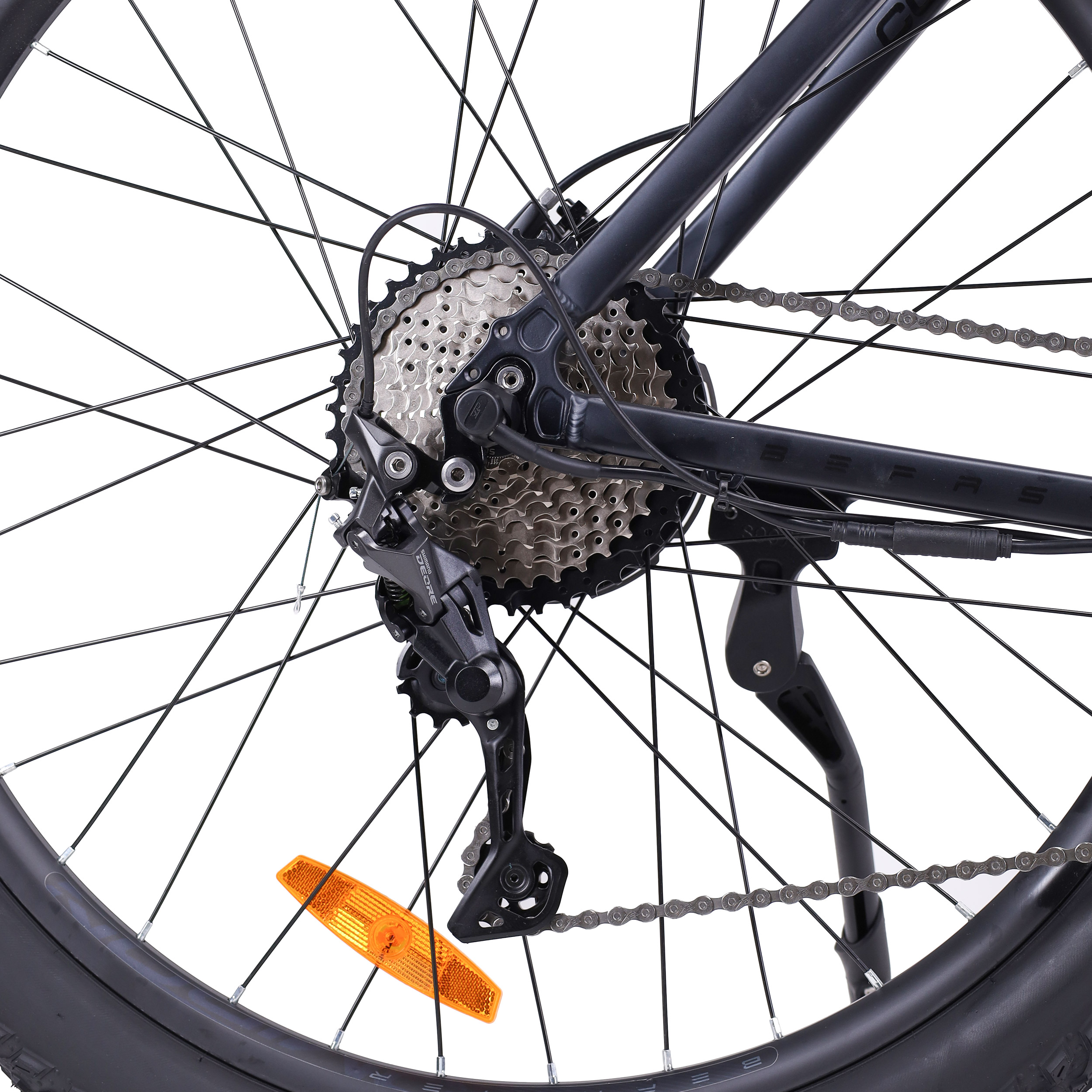 Электровелосипед 29"x3.0 рама 21" COMIRON BeFASTER 10SP SHIMANO, MT200, 11-42T, 350W 36V/20AH чёрный