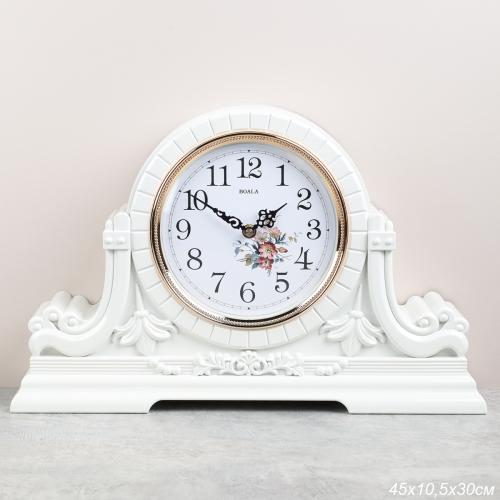 Часы настольные 45х30 см / T2828W /уп 4/белые