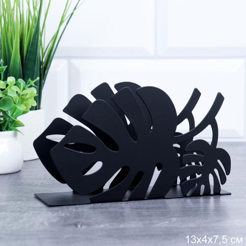 Салфетница Монстера Лофт / DS-891 /уп 144/черная