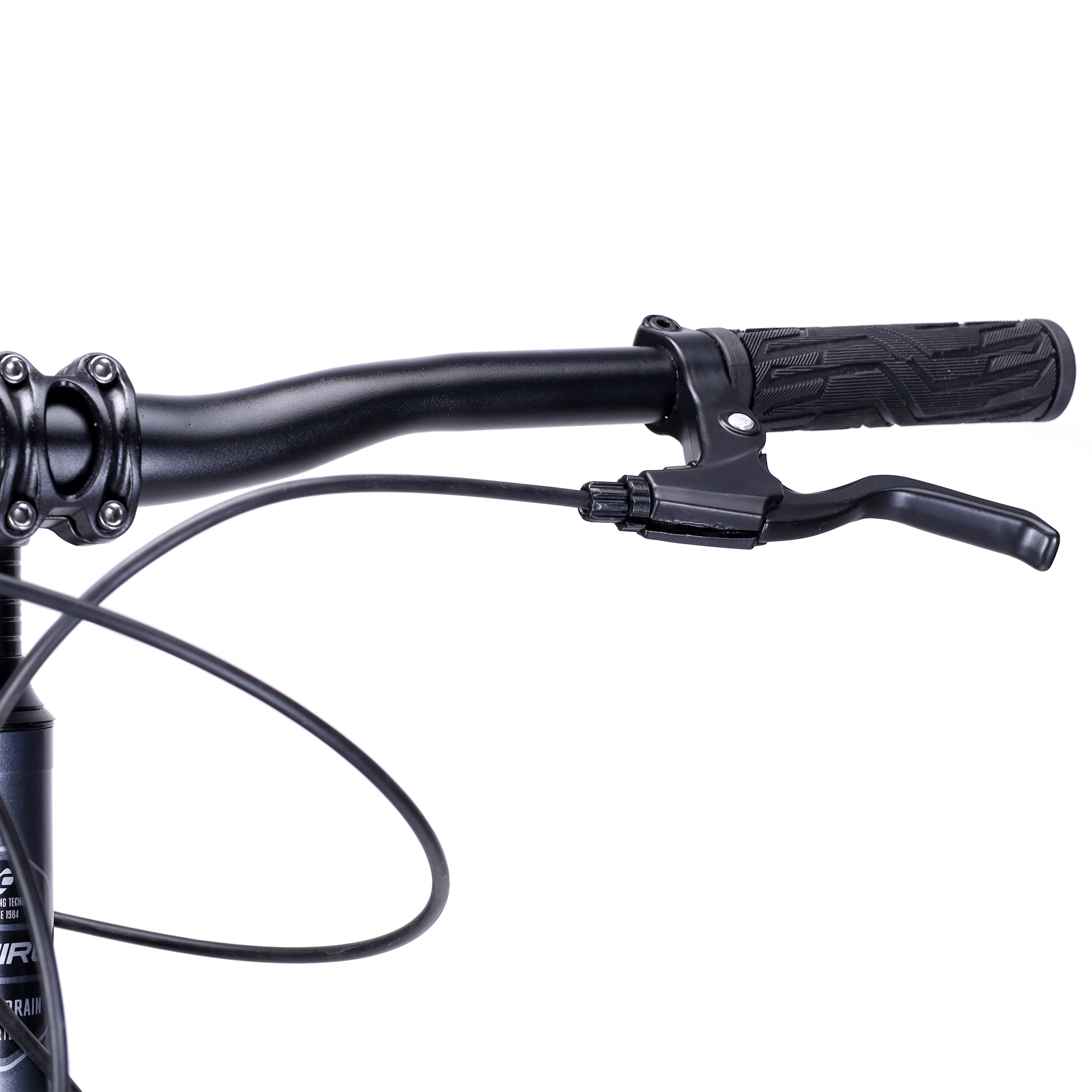 Велосипед фэт-байк 26"x4" рама 19" COMIRON CHUBBY, 1*10sp L-TWOO, 34T, CASSETE 11-42T, SUSPENSION, чёрно-серый mustang