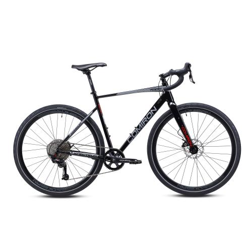 Велосипед грэвел COMIRON SPECTRUM I 700C-480mm SENSAH 1X11S, карбовилка, оси, чёрный terminator