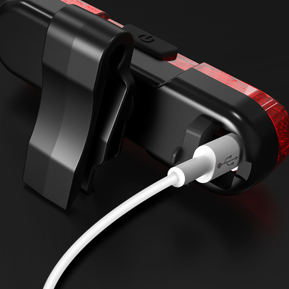 Фонарь задний COMIRON TA10 корпус: ABS, IPX5; свет: COB(5LED), 80lm; аккум: 220mAh, USB; четыре режима, поворотный на 360С. /уп 120/240/