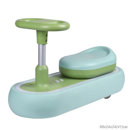 Толокар COMIRON QT-8062 / светящиеся PU колеса 70 мм / Зеленый / уп4