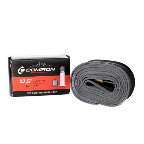 Камера для велосипеда бутиловая COMIRON 27,5X1.9/2.125 Schrader 45mm 233g /уп50/