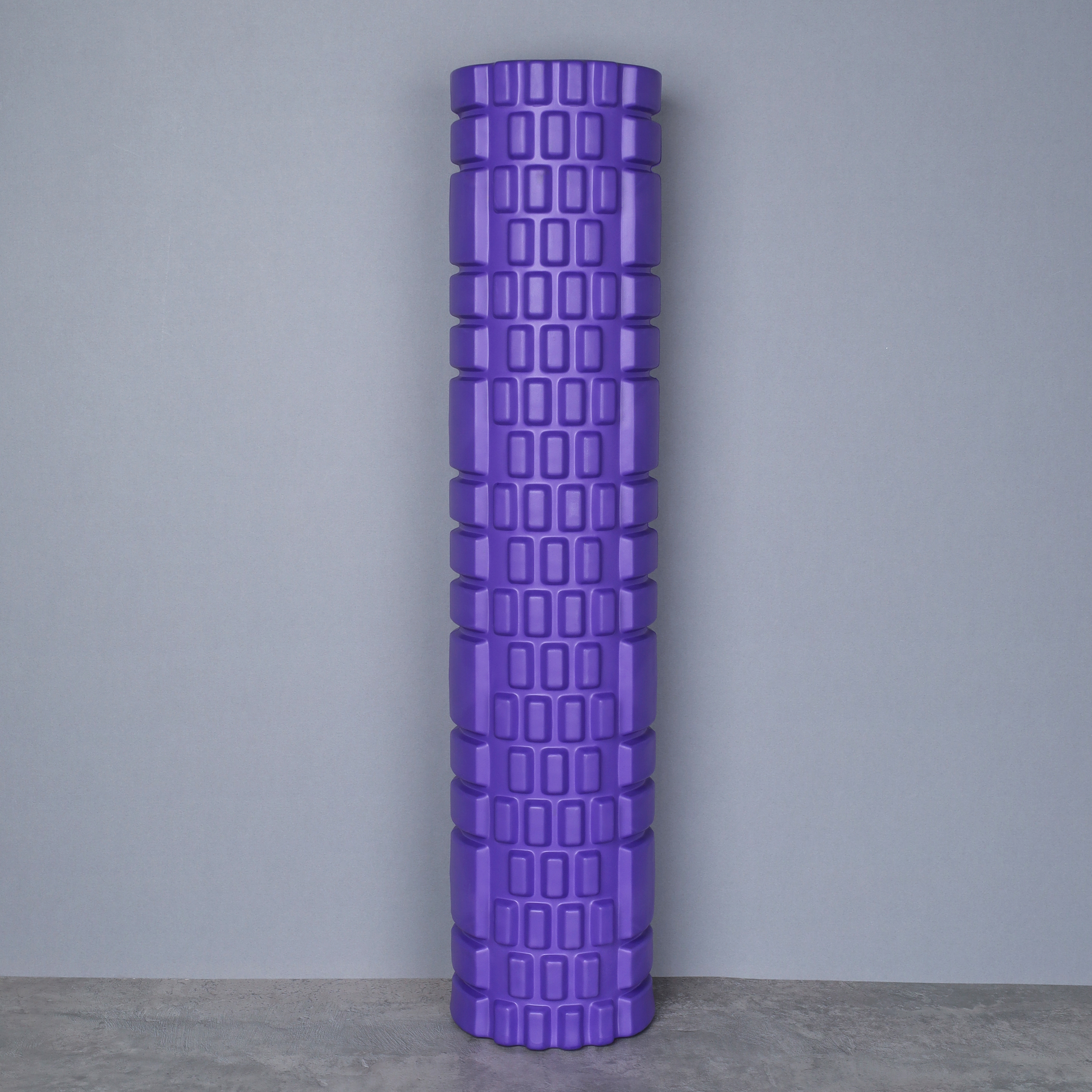 Ролик массажный спортивный Woohooo BRICK 60x14/ фиолетовый/уп10