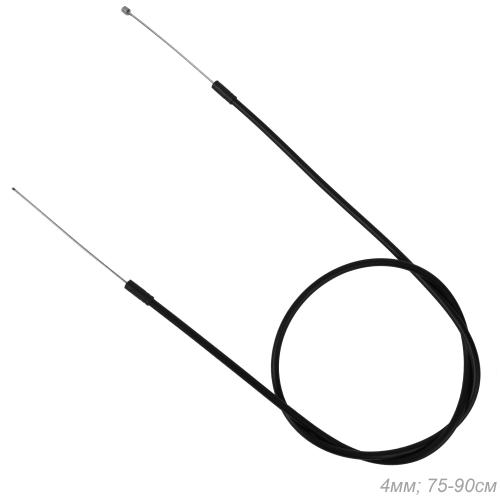 Трос переключения передач с рубашкой, набор переднего перекл 4мм-75/90см. /уп 100/500/