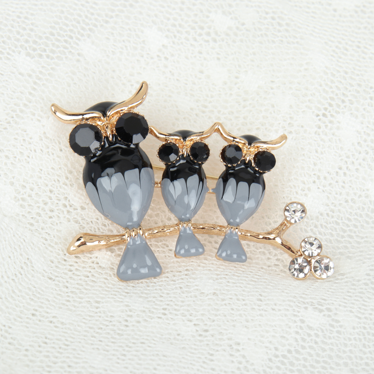 Брошь Совы / 0718 /уп 24/