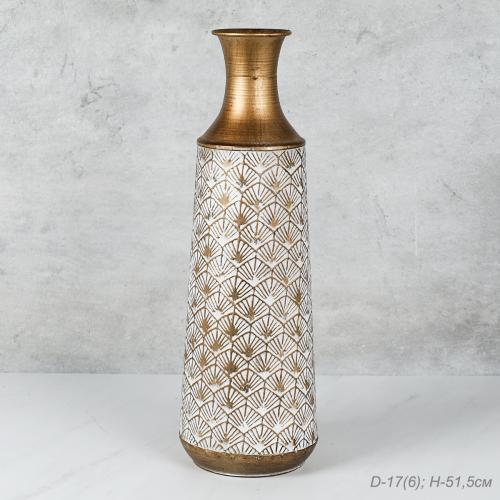 Ваза для искусственных цветов 51 см / FZ-3L /уп 6/металл