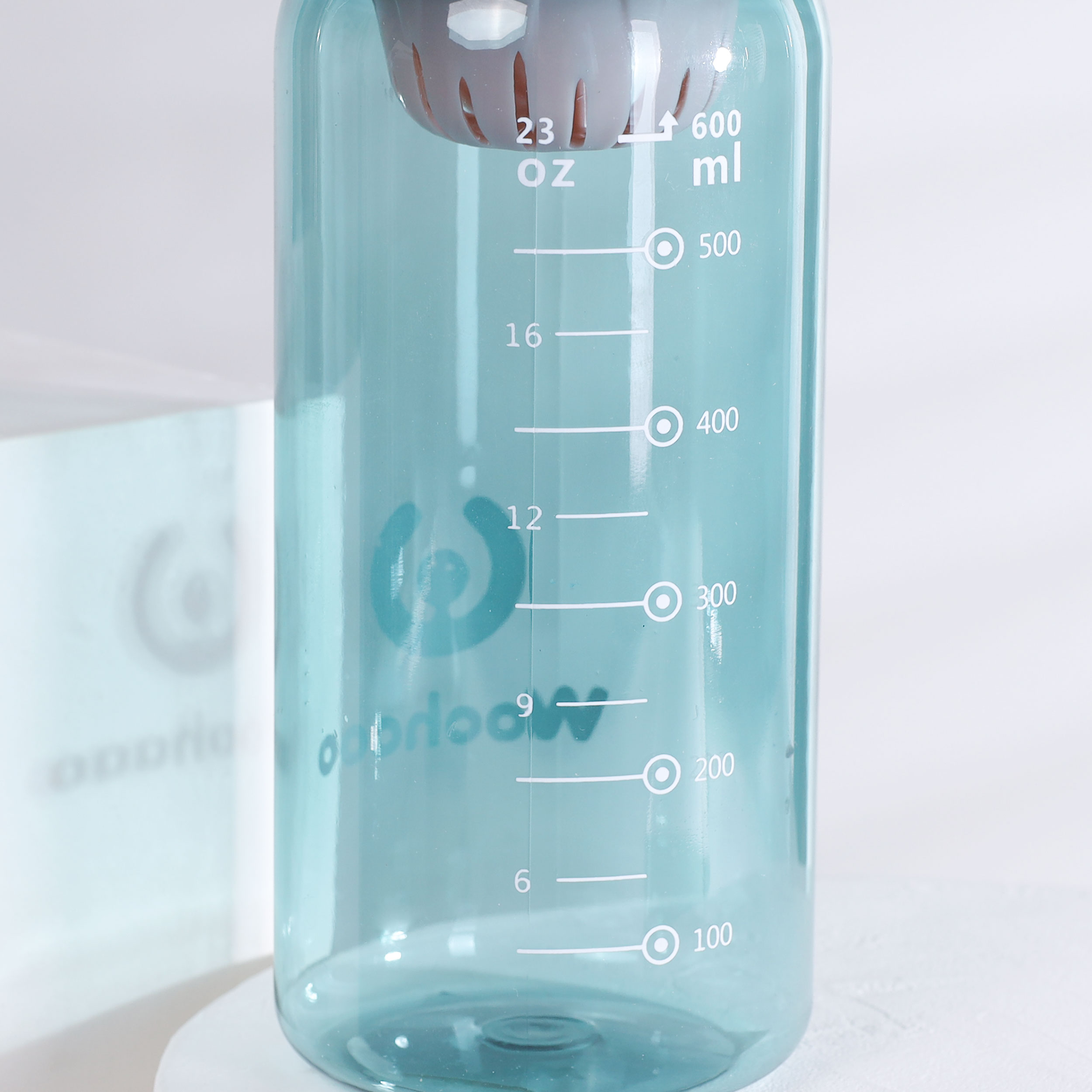 Бутылка для воды 600 ml Вуухууу-Woohooo / Пищевой PP / уп 60 / Голубой / АКЦИЯ