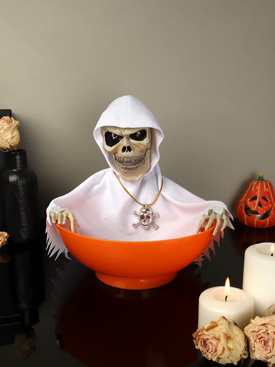 Сувенир прикол-ужастик Хэллоуин белый / HNR193 /уп.36/ АКЦИЯ / 142370     