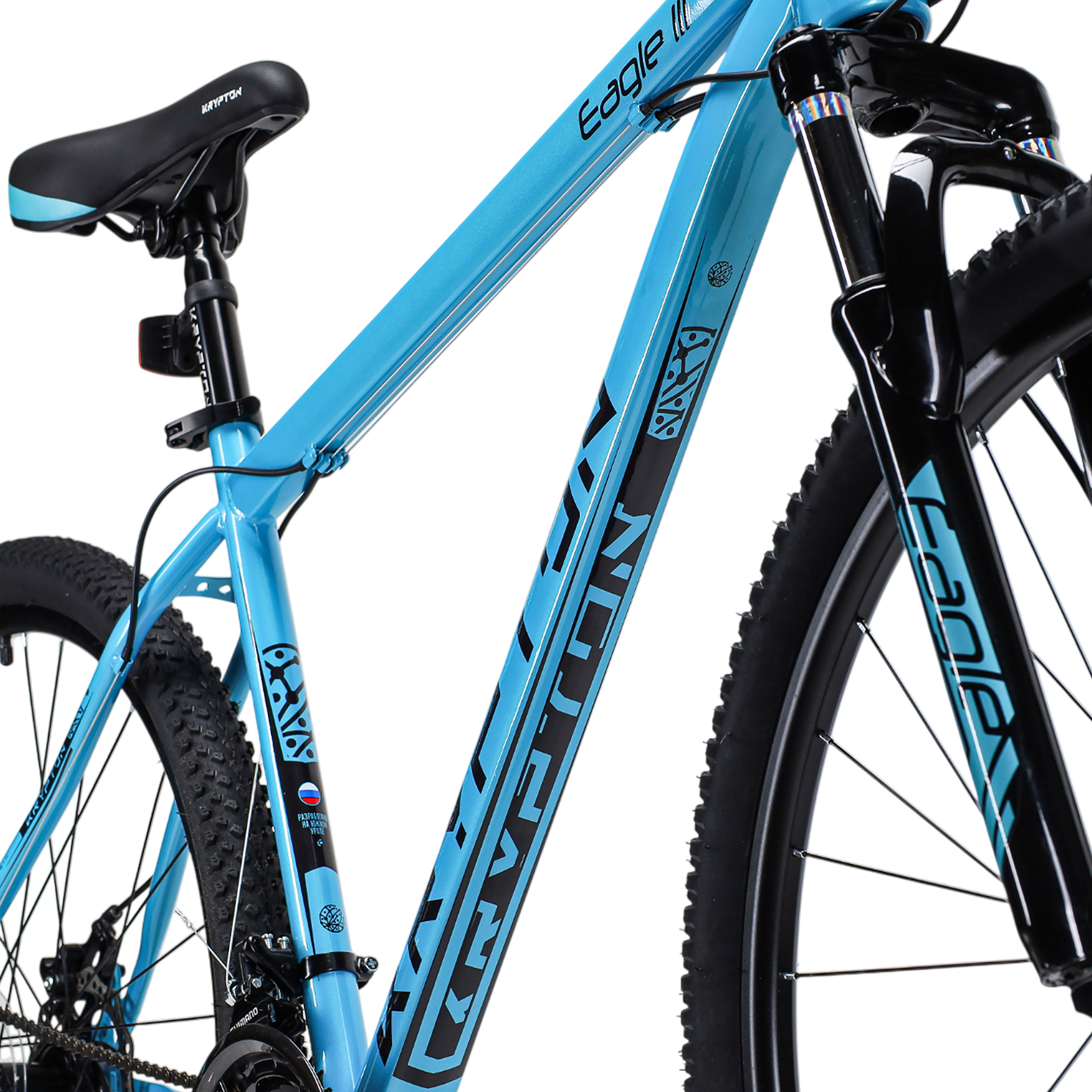 Велосипед 26" рама 17" 21sp KRYPTON EAGLE I сине-чёрный river blue