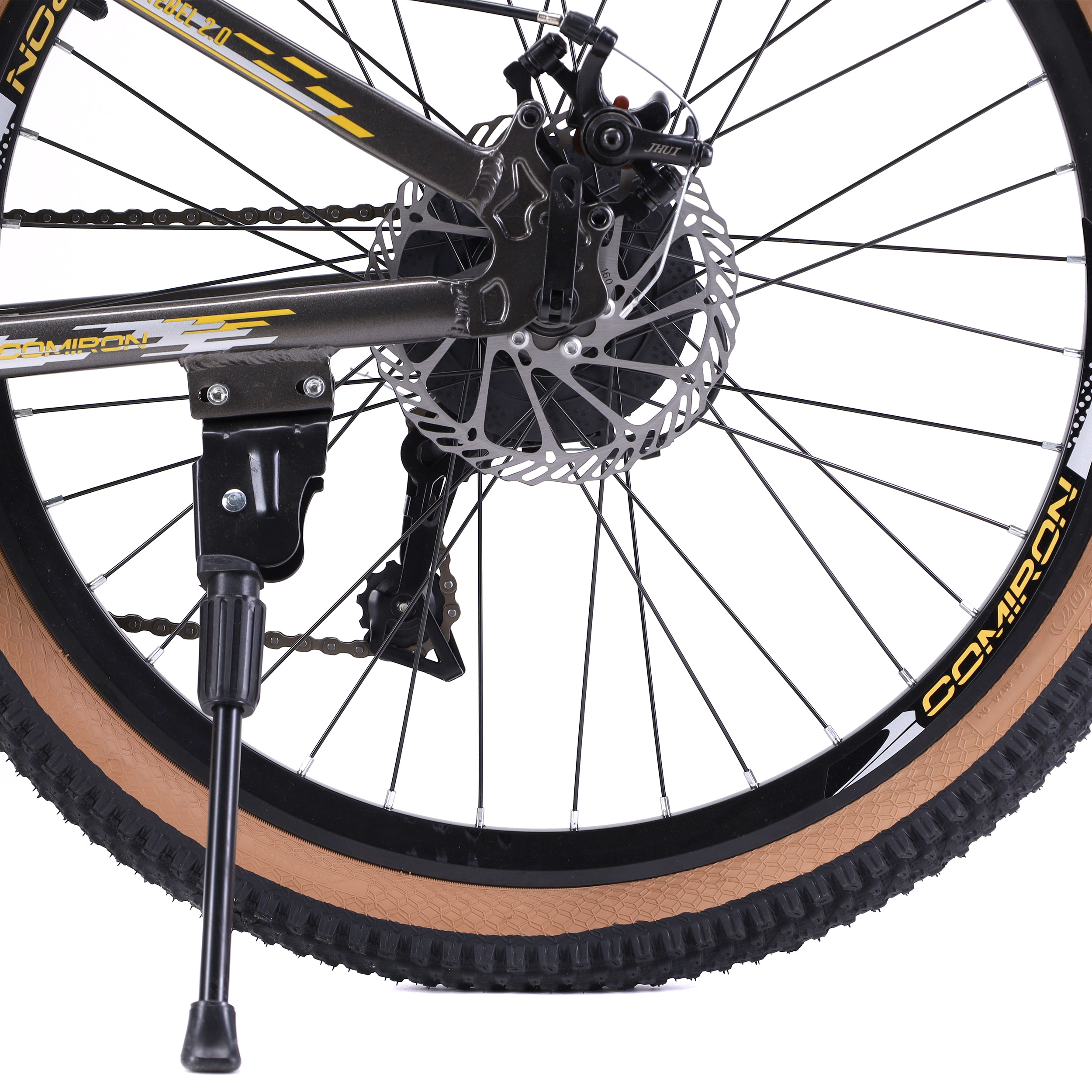 Велосипед 24" рама 13" 8sp COMIRON REBEL ригид чёрный