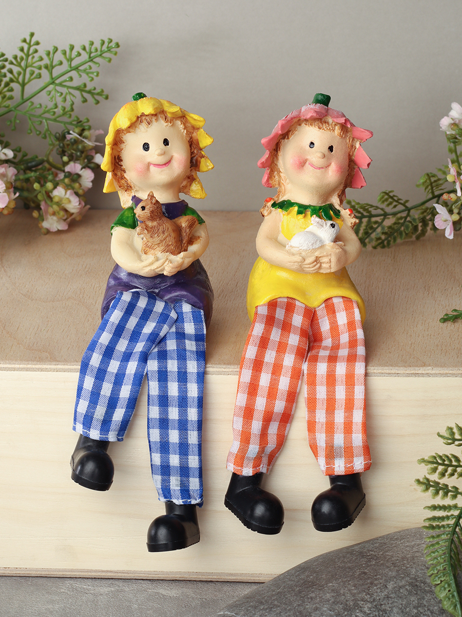 Фигурка висячие ножки Цветочная фея 10 см / YG773 /уп 2/288/микс