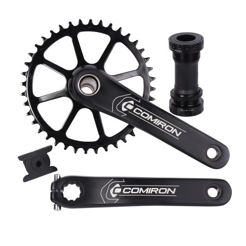 Система COMIRON A22Z-M370, 170mm, 40T, AL+ST, ось, черный /уп10