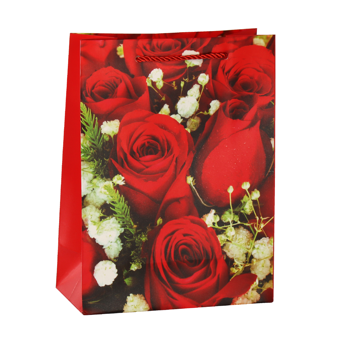 Пакет подарочный 18x24x8,5 Цветы / 24812S /уп 12/720/